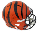 Joe Burrow Signed Cincinnati Bengals Riddell Full Size Speed Replica Helmet (Fanatics) - BURREP301 - Joe Burrow Signed Cincinnati Bengals Riddell Full Size Speed Replica Helmet (Fanatics) product image