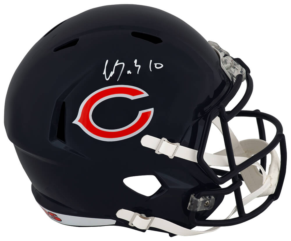 Luther Burden III Signed Chicago Bears Riddell Full Size Speed Replica Helmet - BURREP310 - Luther Burden III Signed Chicago Bears Riddell Full Size Speed Replica Helmet product image