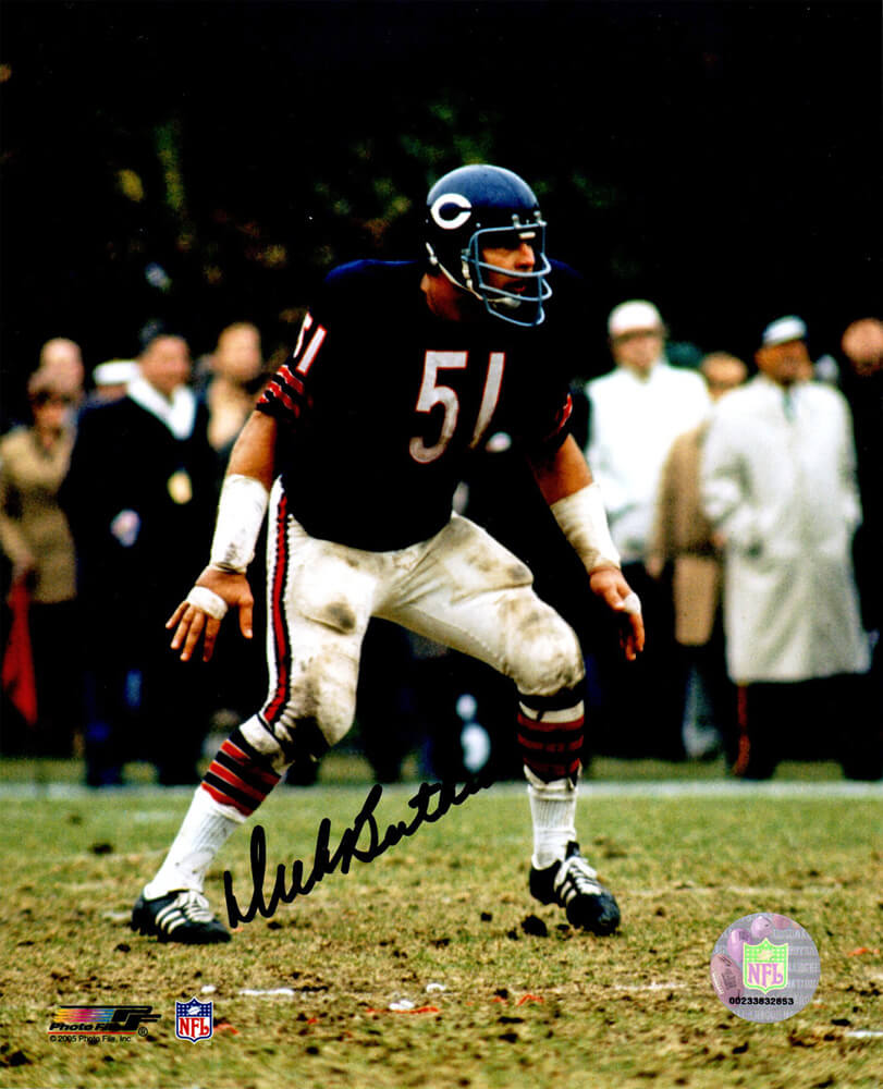 Dick Butkus Signed Chicago Bears Action 8x10 Photo - BUT08P304 - Dick Butkus Signed Chicago Bears Action 8x10 Photo product image