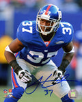 James Butler Signed New York Giants Blue Jersey Close Up Action 8x10 Photo - BUT08P345 - James Butler Signed New York Giants Blue Jersey Close Up Action 8x10 Photo product image