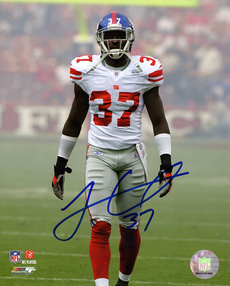 James Butler Signed New York Giants White Jersey Action 8x10 Photo - BUT08P346 - James Butler Signed New York Giants White Jersey Action 8x10 Photo product image