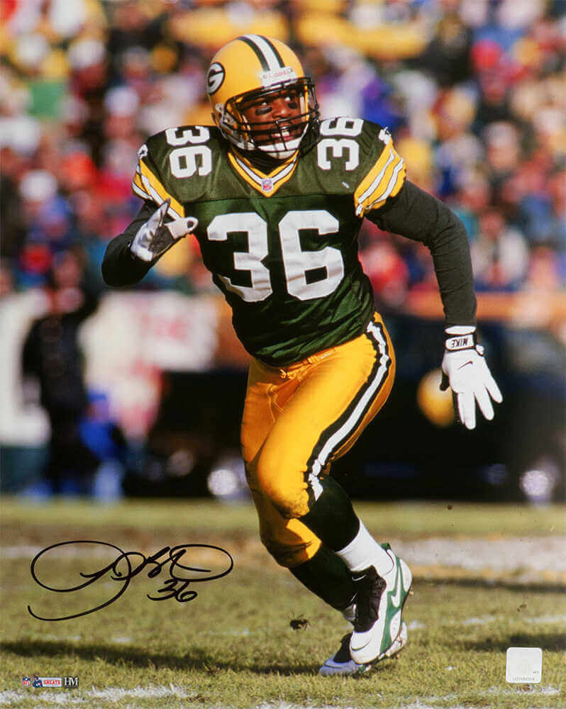 LeRoy Butler Signed Green Bay Packers Action 16x20 Photo - BUT16P310 - LeRoy Butler Signed Green Bay Packers Action 16x20 Photo product image