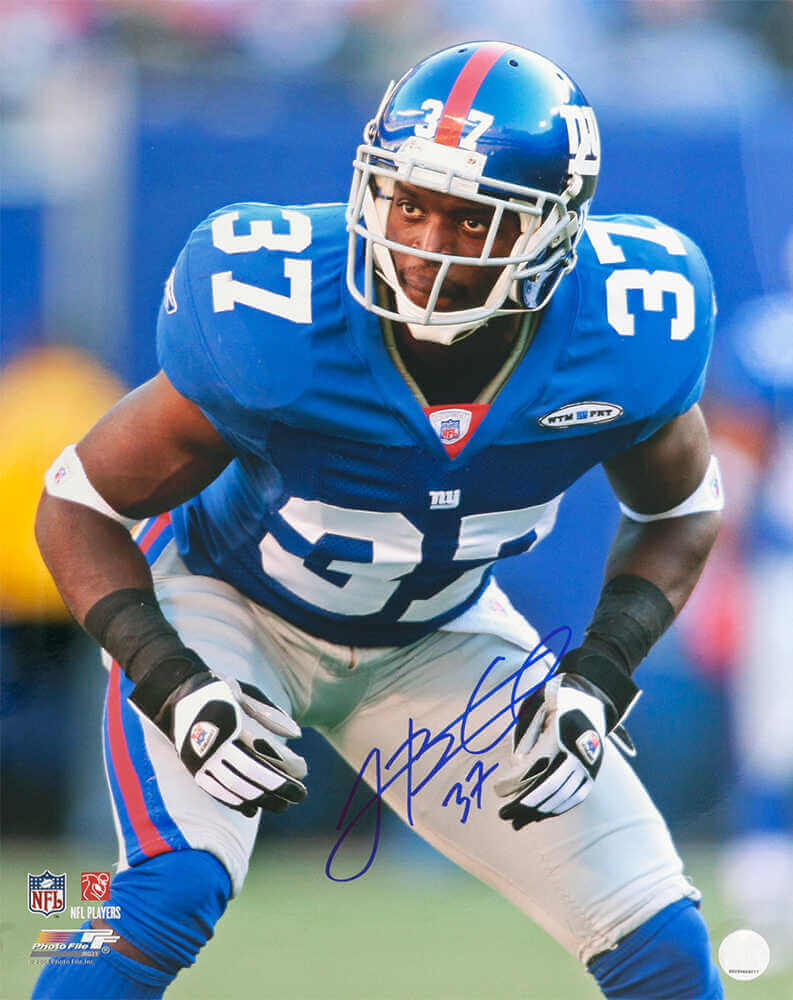 James Butler Signed New York Giants Blue Jersey 16x20 Photo - BUT16P321 - James Butler Signed New York Giants Blue Jersey 16x20 Photo product image