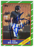 Kevin Butler Signed Chicago Bears 1986 Topps Rookie Football Trading Card #18 - BUTCAR310 - Kevin Butler Signed Chicago Bears 1986 Topps Rookie Football Trading Card #18 product image