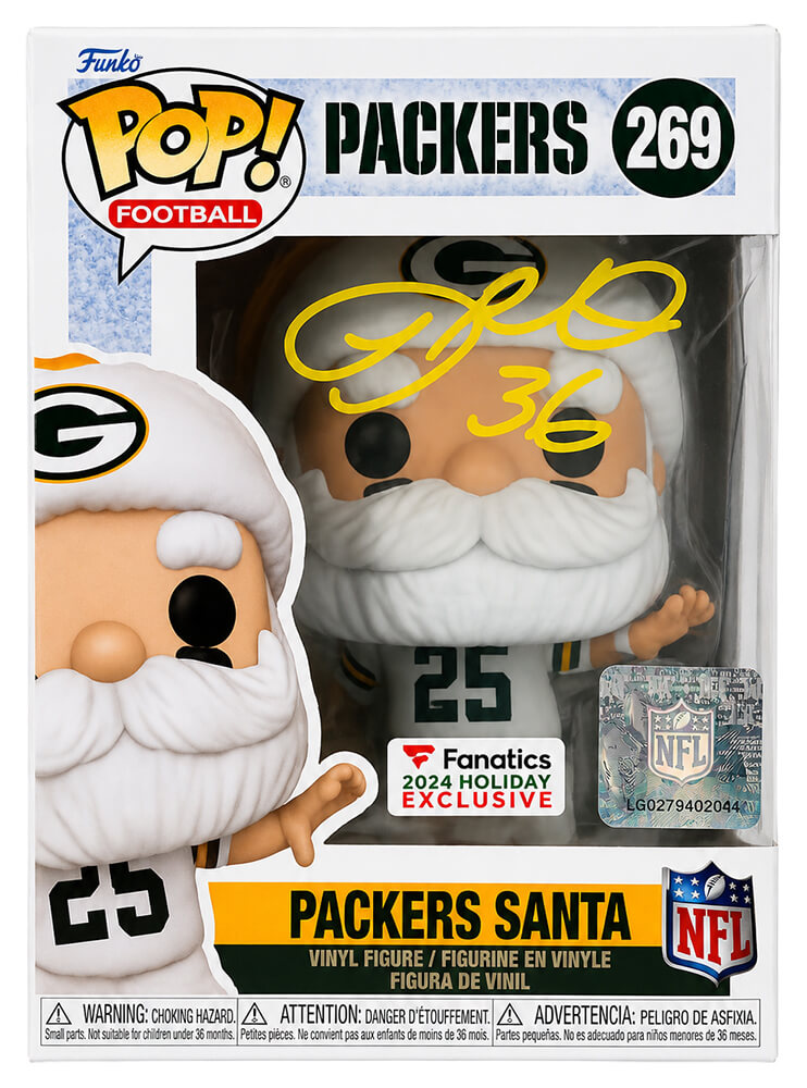 LeRoy Butler Signed Green Bay Packers SANTA Funko Pop Doll #269 - BUTFUN300 - LeRoy Butler Signed Green Bay Packers SANTA Funko Pop Doll #269 product image