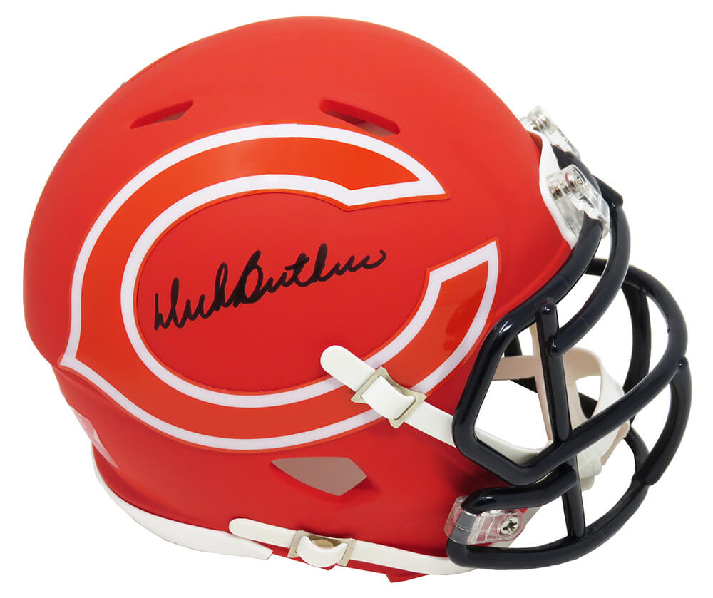 Dick Butkus Signed Chicago Bears AMP Alternate Series Riddell Speed Mini Helmet - BUTMIN304 - Dick Butkus Signed Chicago Bears AMP Alternate Series Riddell Speed Mini Helmet product image