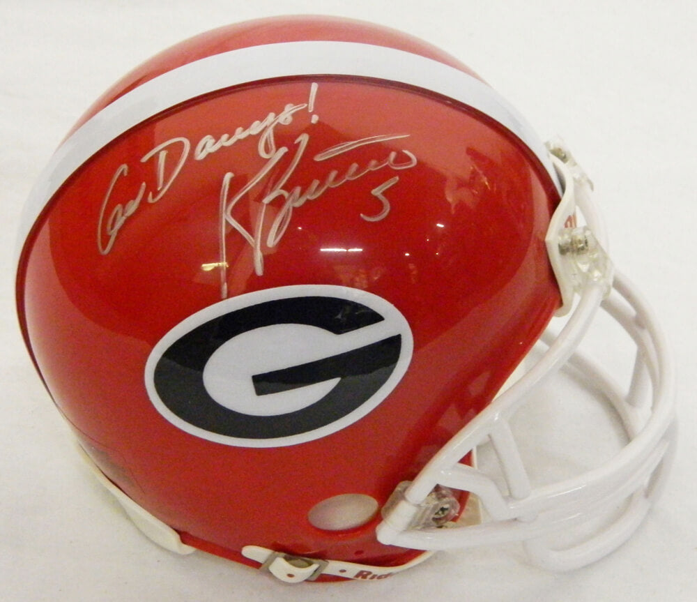 Kevin Butler Signed Georgia Bulldogs Riddell Mini Helmet w/Go Dawgs! - BUTMIN311 - Kevin Butler Signed Georgia Bulldogs Riddell Mini Helmet w/Go Dawgs! product image
