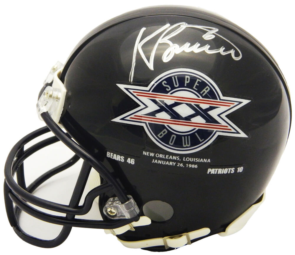 Kevin Butler Signed Chicago Bears / Super Bowl XX Champs Logo Riddell Mini Helmet - BUTMIN313 - Kevin Butler Signed Chicago Bears / Super Bowl XX Champs Logo Riddell Mini Helmet product image