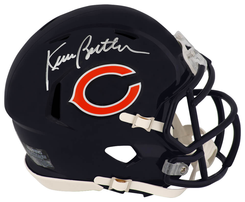 Kevin Butler Signed Chicago Bears Riddell Speed Mini Helmet - BUTMIN316 - Kevin Butler Signed Chicago Bears Riddell Speed Mini Helmet product image