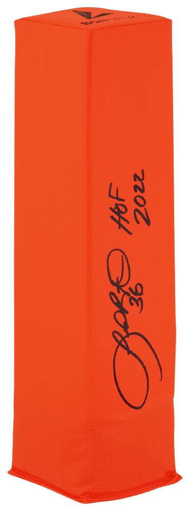 LeRoy Butler Signed BSN Orange Football Endzone Pylon w/HOF 2022 - BUTPYL310 - LeRoy Butler Signed BSN Orange Football Endzone Pylon w/HOF 2022 product image