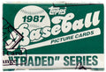 1987 Topps Traded Baseball Factory Set BBCE Wrapped From A Sealed Case (FASC) (Greg Maddux RC) - BX187TTE1 - 1987 Topps Traded Baseball Factory Set BBCE Wrapped From A Sealed Case (FASC) (Greg Maddux RC) product image