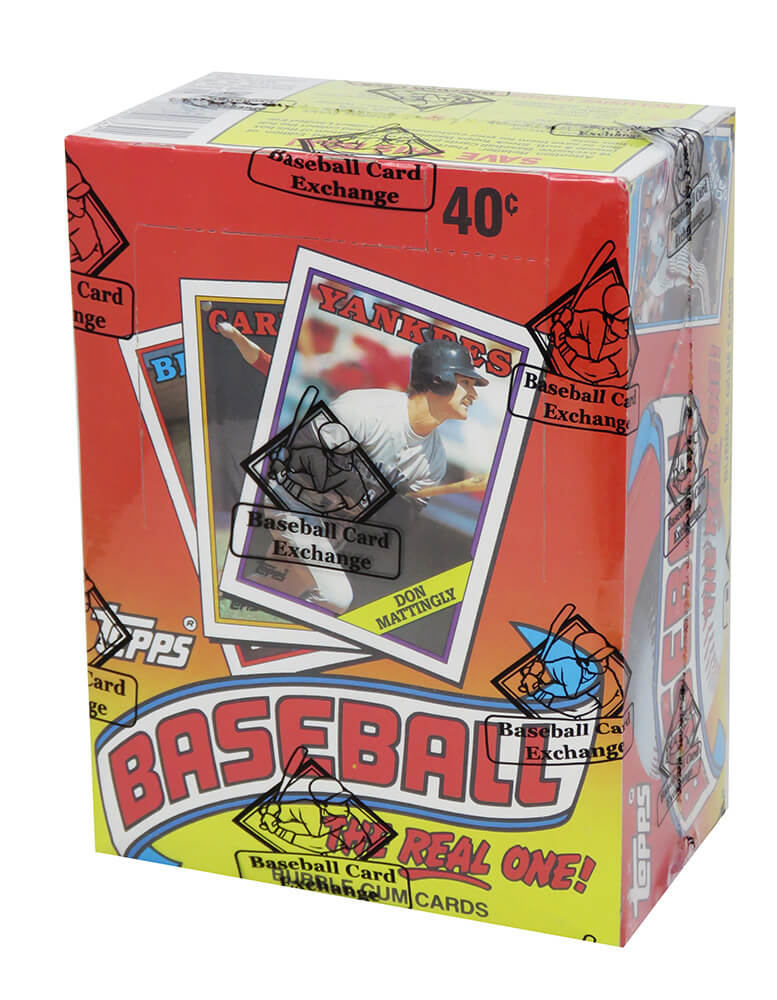 1988 Topps Baseball Unopened Wax Box BBCE Wrapped From A Facotory Sealed Case - (FASC) - BX188TWE1 - 1988 Topps Baseball Unopened Wax Box BBCE Wrapped From A Facotory Sealed Case - (FASC) product image