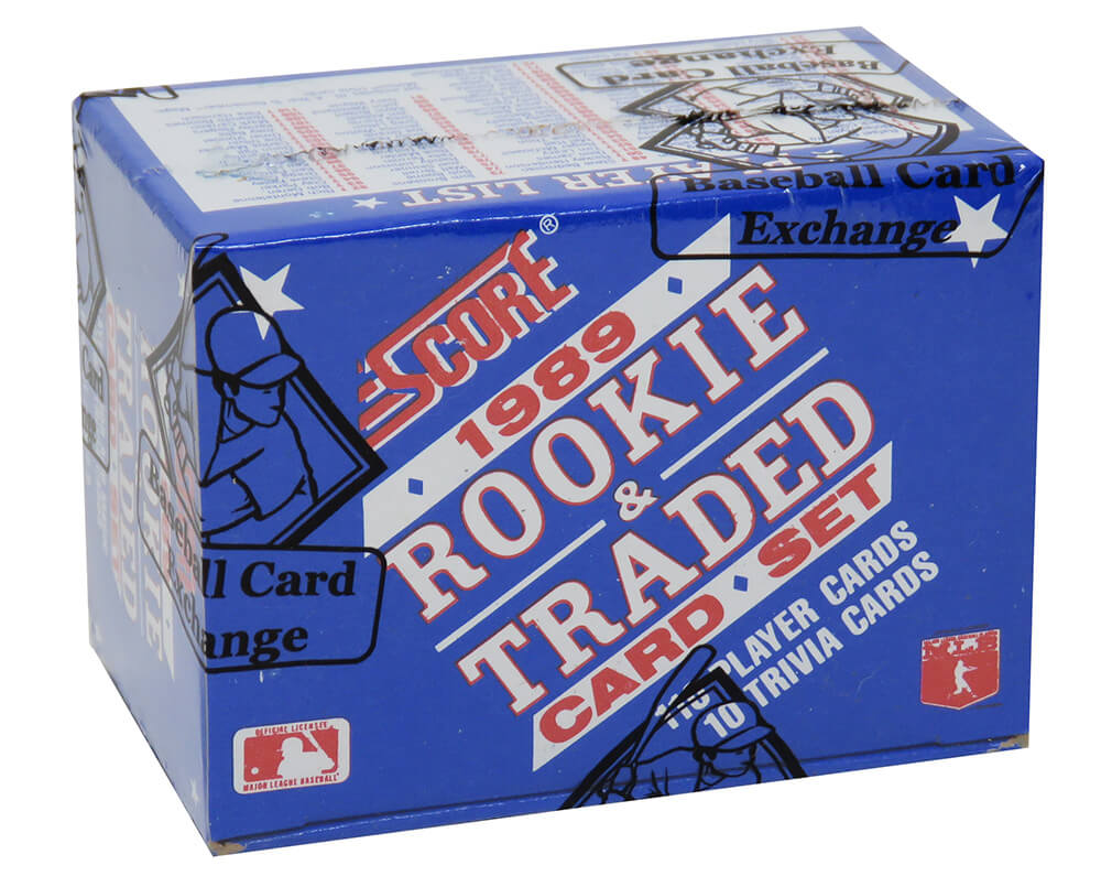 1989 Score Traded Baseball Factory Set BBCE Wrapped From A Sealed Case (FASC) (Ken Griffey Jr. RC) - BX189SSE1 - 1989 Score Traded Baseball Factory Set BBCE Wrapped From A Sealed Case (FASC) (Ken Griffey Jr. RC) product image