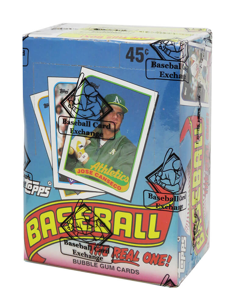 1989 Topps Baseball Unopened Wax Box BBCE Sealed Wrapped - 36 Packs - BX189TWE1 - 1989 Topps Baseball Unopened Wax Box BBCE Sealed Wrapped - 36 Packs product image