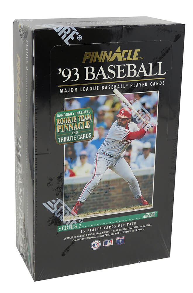 1993 Pinnacle Baseball Series 2 Unopened Factory Sealed Wax Box - 36 Packs (Derek Jeter RC??) - BX193PWF2 - 1993 Pinnacle Baseball Series 2 Unopened Factory Sealed Wax Box - 36 Packs (Derek Jeter RC??) product image