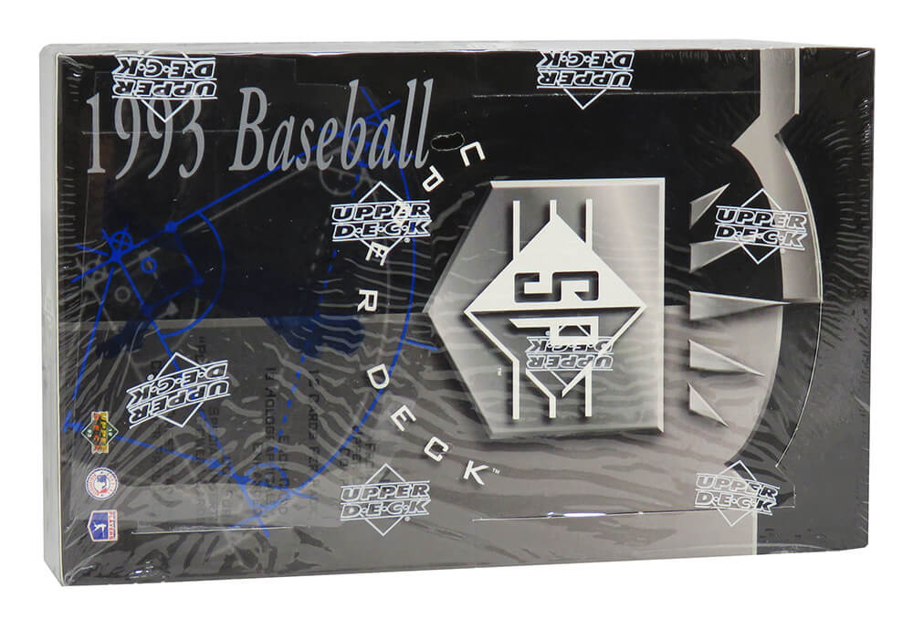 1993 Upper Deck SP Foil Baseball Cards Unopened Factory Sealed Box - 24 Packs (Derek Jeter Foil RC??) - BX193SPF1 - 1993 Upper Deck SP Foil Baseball Cards Unopened Factory Sealed Box - 24 Packs (Derek Jeter Foil RC??) product image
