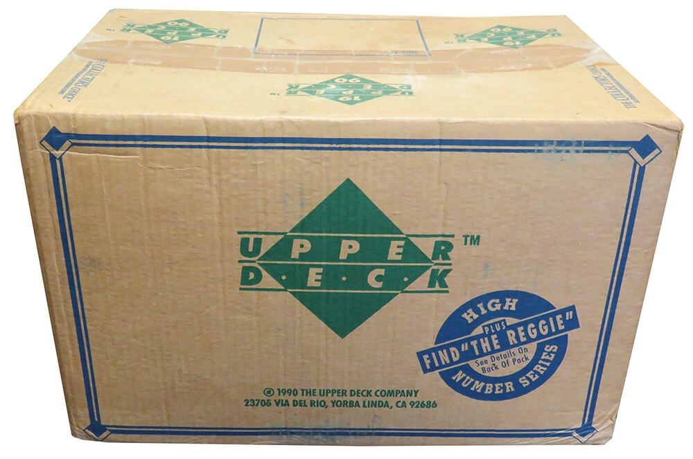1990 Upper Deck Baseball High # Series Factory Sealed Case - 20 Boxes (Find the Reggie) - BX1C90UF2 - 1990 Upper Deck Baseball High # Series Factory Sealed Case - 20 Boxes (Find the Reggie) product image