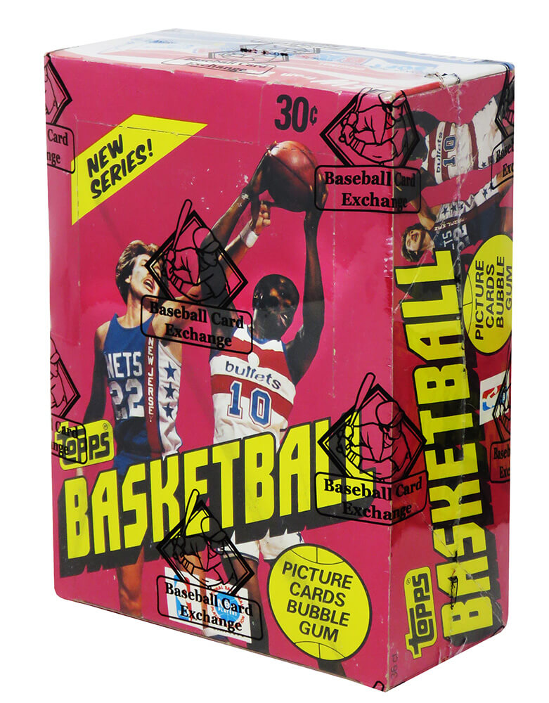 1981-82 Topps Basketball Unopened Wax Box BBCE Sealed Wrapped - 36 Packs (Bird / Magic 2nd Year)(B) - BX281TWE2 - 1981-82 Topps Basketball Unopened Wax Box BBCE Sealed Wrapped - 36 Packs (Bird / Magic 2nd Year)(B) product image