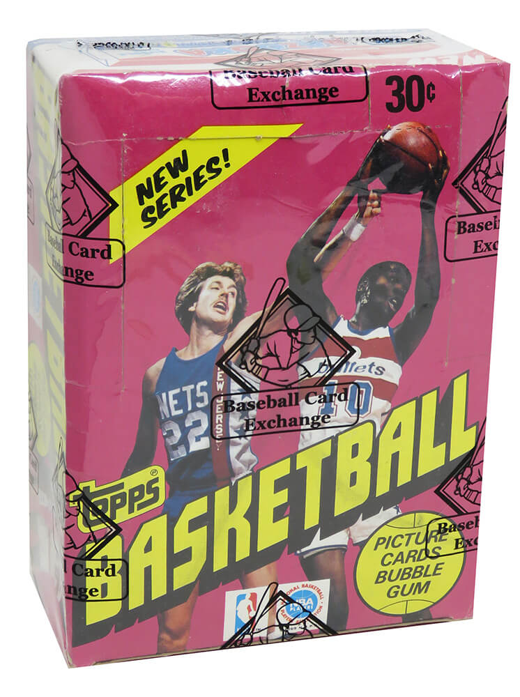 1981-82 Topps Basketball Unopened Wax Box BBCE Sealed Wrapped - 36 Packs (Bird / Magic 2nd YR??)(C) - BX281TWE3 - 1981-82 Topps Basketball Unopened Wax Box BBCE Sealed Wrapped - 36 Packs (Bird / Magic 2nd YR??)(C) product image