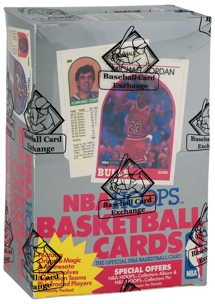 1989 Hoops Series 2 Basketball Box BBCE Wrapped From A Sealed Case (FASC) - 36 Packs (Jordan on box) - BX289HWE3 - 1989 Hoops Series 2 Basketball Box BBCE Wrapped From A Sealed Case (FASC) - 36 Packs (Jordan on box) product image