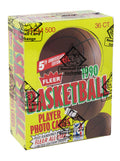 1990-91 Fleer Basketball Unopened Wax Box BBCE Wrapped From A Sealed Case (FASC) - 36 Packs - BX290FWE1 - 1990-91 Fleer Basketball Unopened Wax Box BBCE Wrapped From A Sealed Case (FASC) - 36 Packs product image