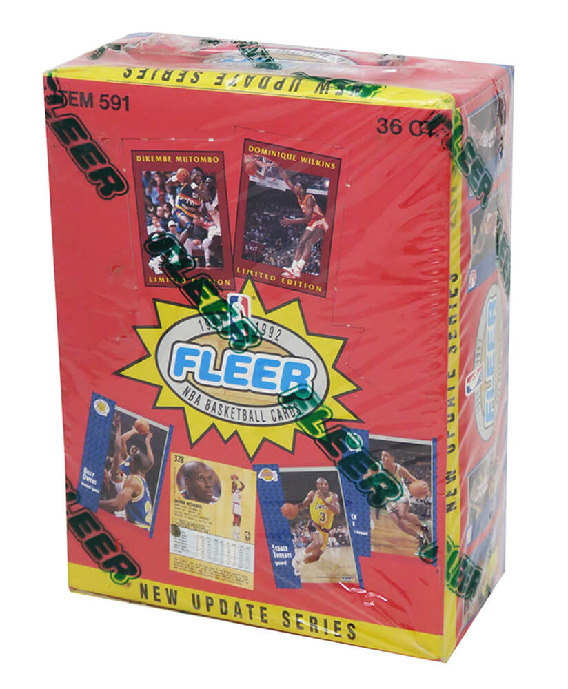 1991 Fleer Basketball Update Series Unopened Factory Sealed Box - 36 Packs - BX291FUF1 - 1991 Fleer Basketball Update Series Unopened Factory Sealed Box - 36 Packs product image