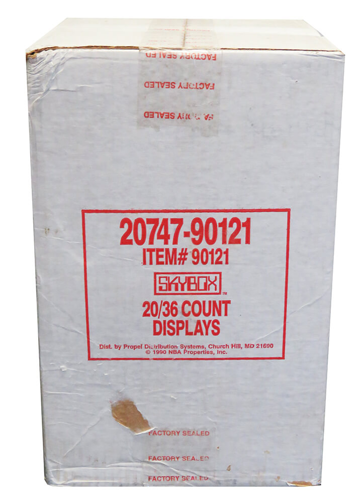 1990-91 Skybox Series 1 Basketball Factory Sealed Case (20 Boxes) - BX2C90SF1 - 1990-91 Skybox Series 1 Basketball Factory Sealed Case (20 Boxes) product image