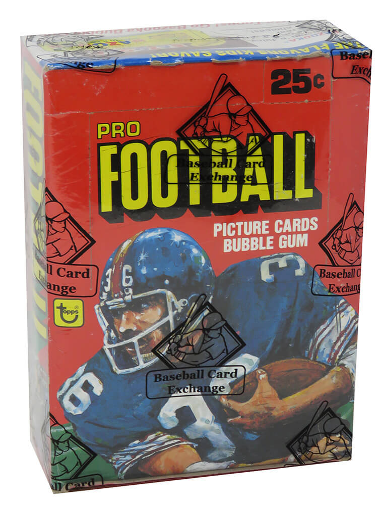 1980 Topps Football Unopened Wax Box BBCE Sealed Wrapped - 36 Packs (In 1979 Wrappers) - BX380TWE2 - 1980 Topps Football Unopened Wax Box BBCE Sealed Wrapped - 36 Packs (In 1979 Wrappers) product image