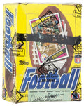 1984 Topps Football Unopened Wax Box BBCE Sealed Wrapped - 36 Packs (X-Out / Business Card Attached) (C) - BX384TWEC - 1984 Topps Football Unopened Wax Box BBCE Sealed Wrapped - 36 Packs (X-Out / Business Card Attached) (C) product image