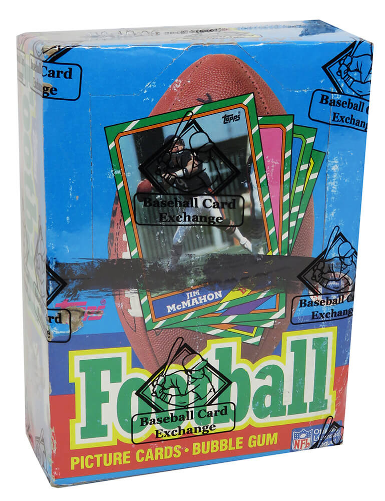 1986 Topps Football Unopened Wax Box BBCE Sealed Wrapped - 36 Packs (Jerry Rice, Steve Young RC??) (A) - BX386TWEA - 1986 Topps Football Unopened Wax Box BBCE Sealed Wrapped - 36 Packs (Jerry Rice, Steve Young RC??) (A) product image