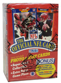1989 Pro Set Series 1 Football Unopened Wax Box BBCE Sealed Wrapped - 36 Packs - BX389PWF1 - 1989 Pro Set Series 1 Football Unopened Wax Box BBCE Sealed Wrapped - 36 Packs product image