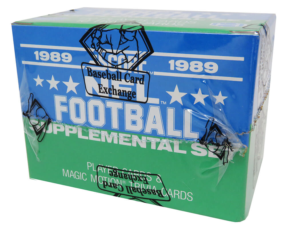 1989 Score Supplemental Football Factory Sealed Set BBCE Wrapped From A Sealed Case (FASC) (Bo PSA 10??) - BX389SSE1 - 1989 Score Supplemental Football Factory Sealed Set BBCE Wrapped From A Sealed Case (FASC) (Bo PSA 10??) product image