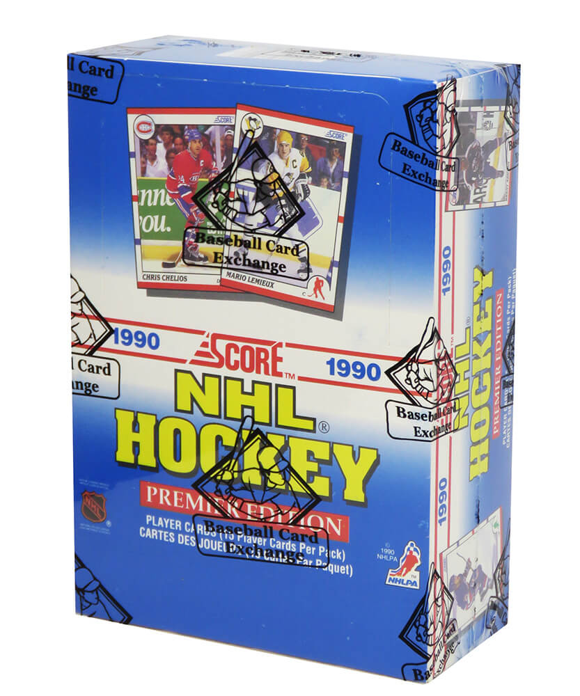 1990 Score Canadian Bilingual Hockey Unopened Wax Box BBCE Wrapped From A Sealed Case (FASC) - 36 Packs - BX490SWE1 - 1990 Score Canadian Bilingual Hockey Unopened Wax Box BBCE Wrapped From A Sealed Case (FASC) - 36 Packs product image
