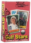 1981 Donruss Golf Stars Unopened Wax Box BBCE Sealed Wrapped - 36 Packs (Nicklaus RC??) - BX581DWE1 - 1981 Donruss Golf Stars Unopened Wax Box BBCE Sealed Wrapped - 36 Packs (Nicklaus RC??) product image