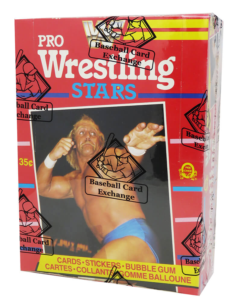 1985 O-Pee-Chee WWF Pro Wrestling Stars Box BBCE Wrapped - 36 Pack Box - BX585OWE1 - 1985 O-Pee-Chee WWF Pro Wrestling Stars Box BBCE Wrapped - 36 Pack Box product image