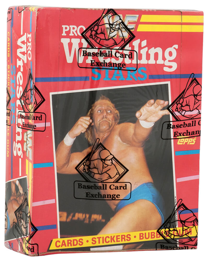 1985 WWF Pro Wrestling Stars Topps Wax Box - BBCE Wrapped - 36 Pack Box (B) - BX585TWE2 - 1985 WWF Pro Wrestling Stars Topps Wax Box - BBCE Wrapped - 36 Pack Box (B) product image
