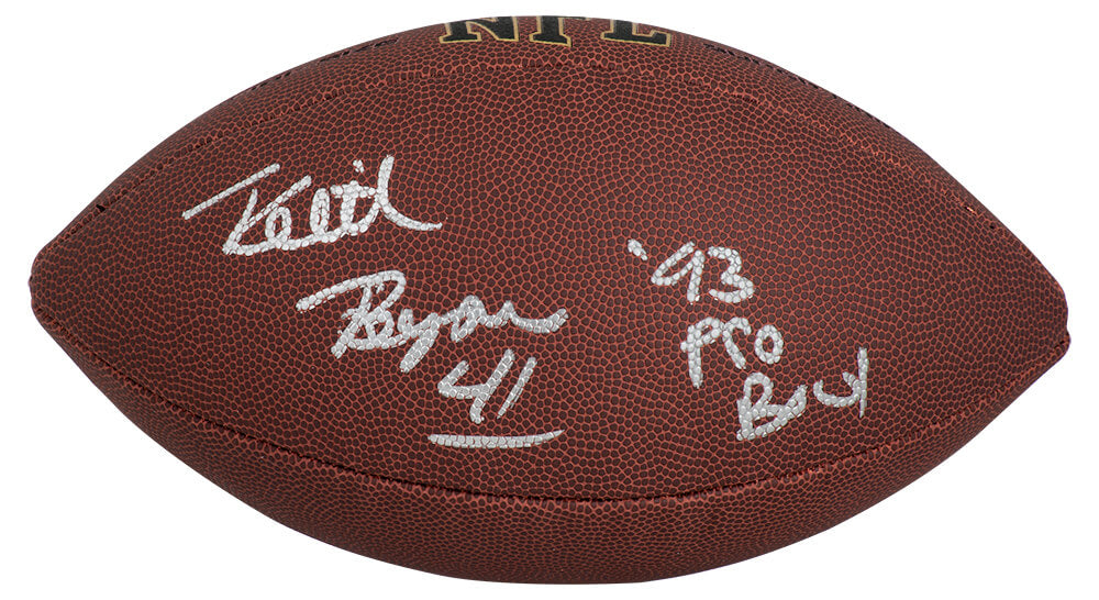 Keith Byars Signed Wilson Super Grip Full Size NFL Football w/93 Pro Bowl - BYAFTB300 - Keith Byars Signed Wilson Super Grip Full Size NFL Football w/93 Pro Bowl product image
