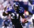 Earnest Byner Signed Baltimore Ravens Purple Jersey Action 8x10 Photo - BYN08P302 - Earnest Byner Signed Baltimore Ravens Purple Jersey Action 8x10 Photo product image