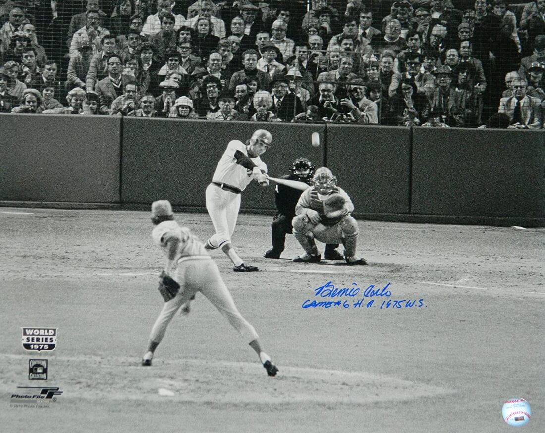 Bernie Carbo Signed Boston Red Sox 1975 World Series HR 16x20 Photo w/Game #6 HR 1975 WS - CAR16P110 - Bernie Carbo Signed Boston Red Sox 1975 World Series HR 16x20 Photo w/Game #6 HR 1975 WS product image