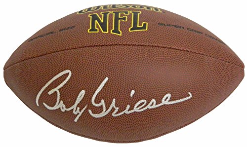 Bob Griese Signed Wilson NFL Full Size Super Grip Football - GRIFTB310 - Bob Griese Signed Wilson NFL Full Size Super Grip Football product image