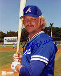Bob Horner Signed Braves Pose With Bat 8x10 Photo - HOR08P102 - Bob Horner Signed Braves Pose With Bat 8x10 Photo product image