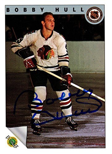 Bobby Hull Signed Chicago Blackhawks 1992 Ultimate Trading Card #57 - HULCAR407 - Bobby Hull Signed Chicago Blackhawks 1992 Ultimate Trading Card #57 product image