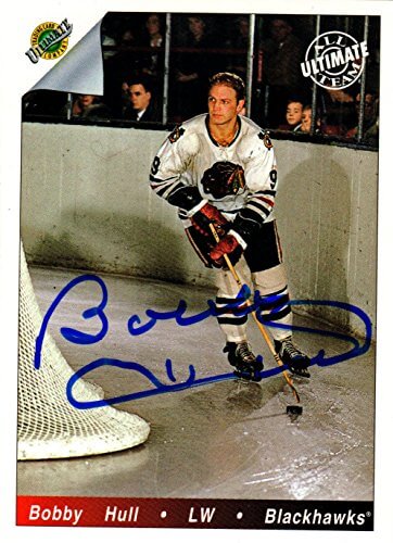 Bobby Hull Signed Chicago Blackhawks 1992 Ultimate Trading Card #82 - HULCAR405 - Bobby Hull Signed Chicago Blackhawks 1992 Ultimate Trading Card #82 product image