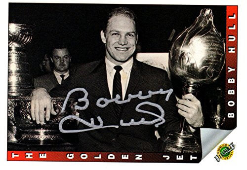 Bobby Hull Signed Chicago Blackhawks 1992 Ultimate Trading Card #92 - HULCAR409 - Bobby Hull Signed Chicago Blackhawks 1992 Ultimate Trading Card #92 product image
