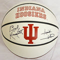 Bobby Knight & Isiah Thomas Dual Signed Indiana Hoosiers White Logo Basketball - KNIBSK206 - Bobby Knight & Isiah Thomas Dual Signed Indiana Hoosiers White Logo Basketball product image