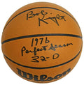Bobby Knight Signed Wilson NCAA Basketball w/1976 Perfect Season 32-0 - KNIBSK204 - Bobby Knight Signed Wilson NCAA Basketball w/1976 Perfect Season 32-0 product image