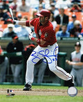 Brian Schneider Signed Nationals Swinging 8x10 Photo - SCH08P121 - Brian Schneider Signed Nationals Swinging 8x10 Photo product image
