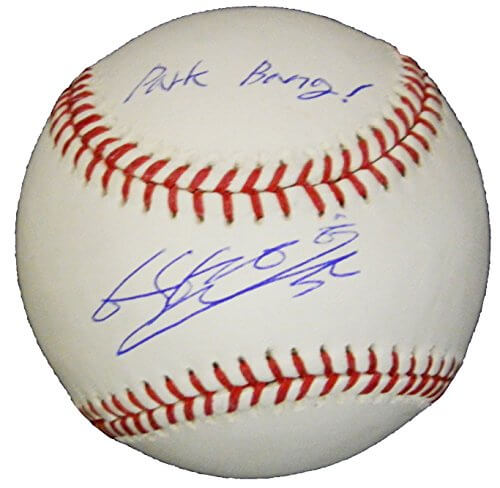 Byung Ho Park Signed Rawlings Official MLB Baseball w/Park Bang - PARBSB101 - Byung Ho Park Signed Rawlings Official MLB Baseball w/Park Bang product image