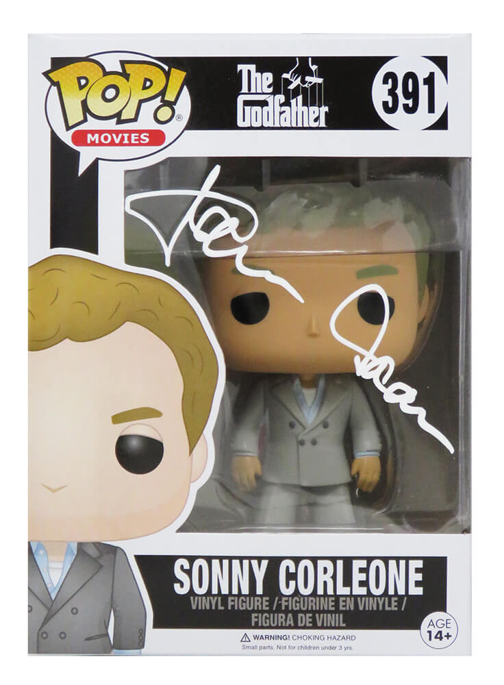 James Caan Signed The Godfather Sonny Corleone Funko Pop Vinyl Doll #391 - CAAFUN501 - James Caan Signed The Godfather Sonny Corleone Funko Pop Vinyl Doll #391 product image