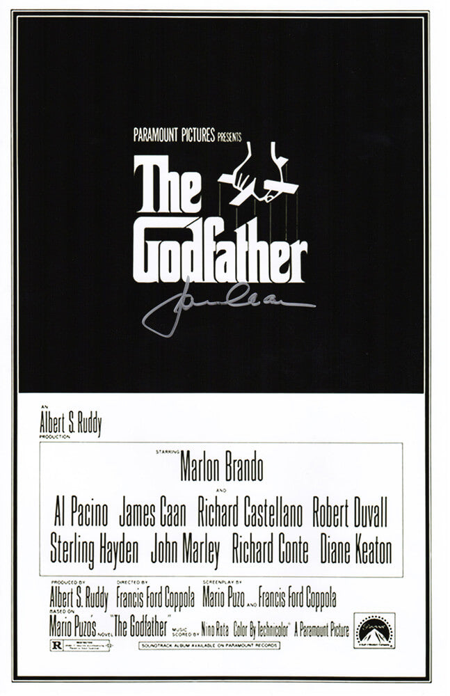James Caan Signed The Godfather 11x17 Movie Poster - CAAPST500 - James Caan Signed The Godfather 11x17 Movie Poster product image